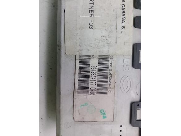 9648634777, DISPLAY PEUGEOT PARTNER ORIGIN Furgón (5)|Desguaces La Cabaña