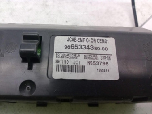 9665334380, DISPLAY PEUGEOT 508|Desguaces La Cabaña