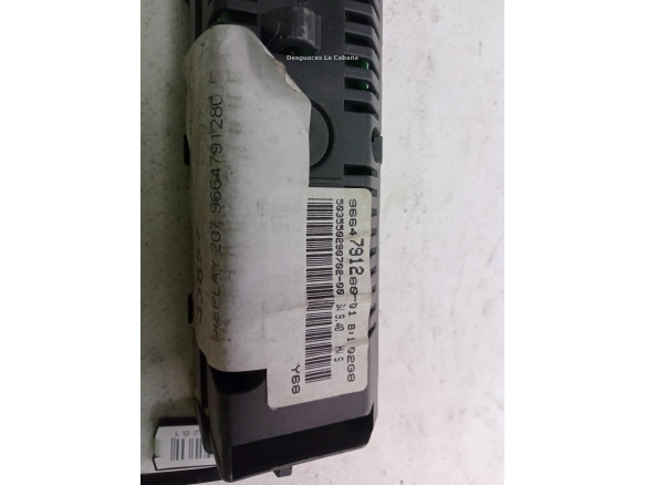 9664791280, DISPLAY PEUGEOT 207 (WA_, WC_)|Desguaces La Cabaña