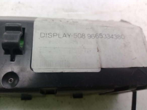 9665334380, DISPLAY PEUGEOT 508|Desguaces La Cabaña
