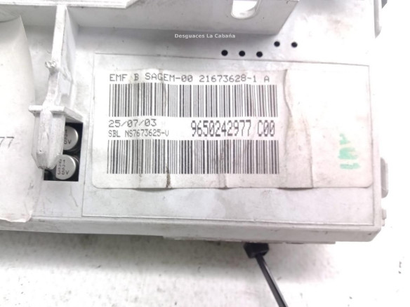 9650242977, DISPLAY PEUGEOT 206 Fastback (2A/C)|Desguaces La Cabaña