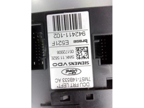 7M5T14B533AC ELEVALUNAS PUERTA LAT DEL IZQ FORD KUGA I|Desguaces La Cabaña