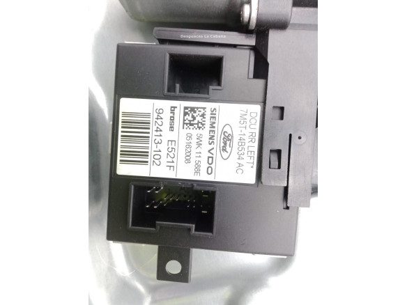 7M5T14B534AC ELEVALUNAS PUERTA LAT TRA IZQ FORD KUGA I|Desguaces La Cabaña