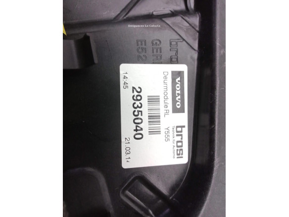 2935040 ELEVALUNAS PUERTA LAT TRA IZQ VOLVO V40 Fastback (525, 526)|Desguaces La Cabaña