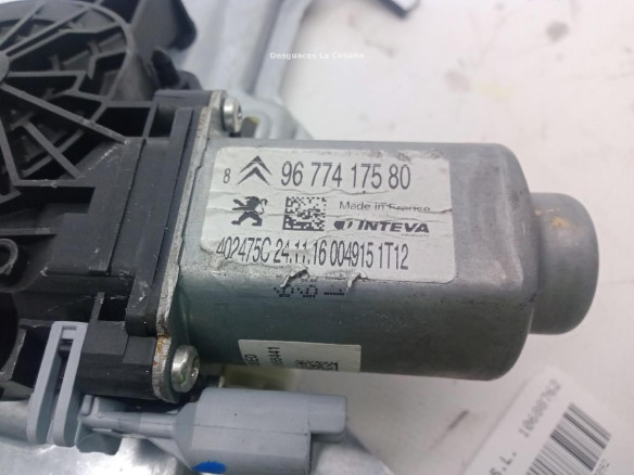 9677417580 ELEVALUNAS PUERTA LAT TRA IZQ CITROEN C-ELYSEE|Desguaces La Cabaña