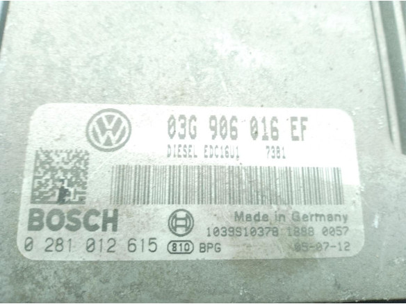03G906016EF CENTRALITA MOTOR VW GOLF V (1K1)|Desguaces La Cabaña