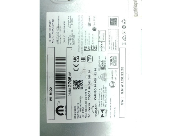 9858270680 MODULO RADIO OPEL ASTRA L|Desguaces La Cabaña