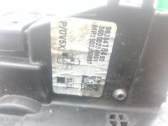 9835418480 CERRADURA PUERTA LAT TRA IZQ OPEL ASTRA L|Desguaces La Cabaña