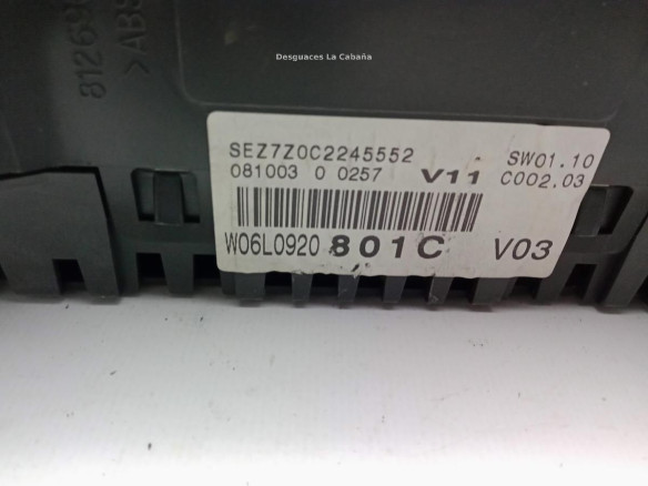 6L0920801C, CUADRO INSTRUMENTOS SEAT IBIZA III (6L1)|Desguaces La Cabaña