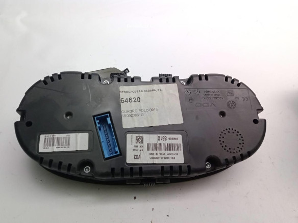 6R0920861G, CUADRO INSTRUMENTOS VW POLO (6R1, 6C1)|Desguaces La Cabaña