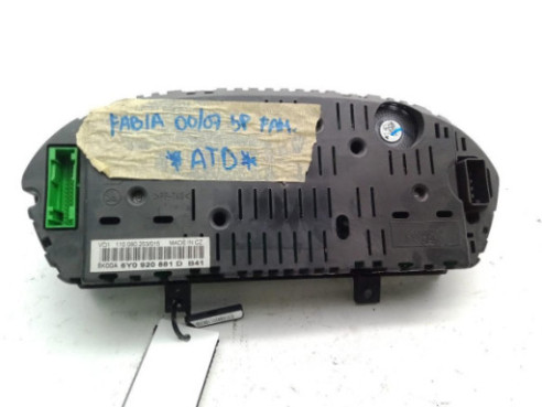6Y0920881D, CUADRO INSTRUMENTOS SKODA FABIA II (542)|Desguaces La Cabaña