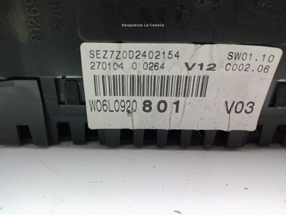 6L0920801C, CUADRO INSTRUMENTOS SEAT IBIZA III (6L1)|Desguaces La Cabaña