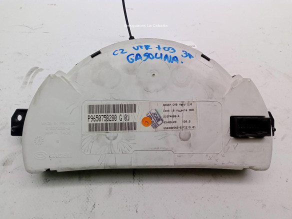 P9650758280G01, CUADRO INSTRUMENTOS CITROEN C2 (JM_)|Desguaces La Cabaña