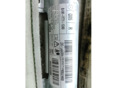 604703300 AIRBAG CORTINA DER MERCEDES BENZ CLASE C (W204)|Desguaces La Cabaña
