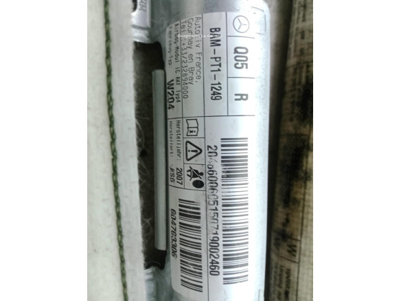 604703300 AIRBAG CORTINA DER MERCEDES BENZ CLASE C (W204)|Desguaces La Cabaña