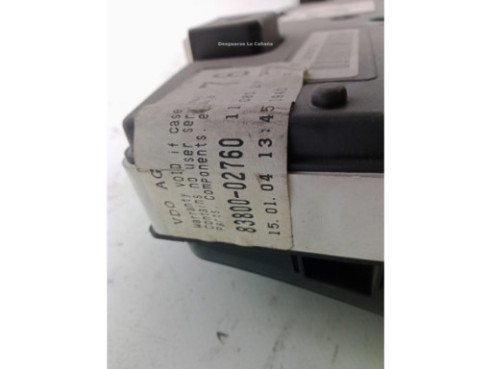 8380002760, CUADRO INSTRUMENTOS TOYOTA COROLLA (_E12_)|Desguaces La Cabaña