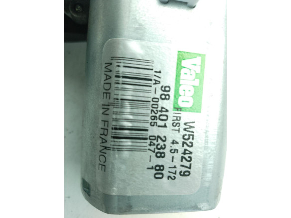 9840123880 MOTOR LIMPIAPARABRISAS TRA OPEL COMBO Limusina (X19)|Desguaces La Cabaña
