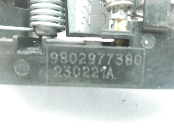 9802977380 MANILLA PUERTA LAT TRA DER EXT OPEL COMBO Limusina (X19)|Desguaces La Cabaña