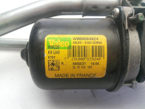 9816558880 MOTOR LIMPIAPARABRISAS DEL OPEL COMBO Limusina (X19)|Desguaces La Cabaña
