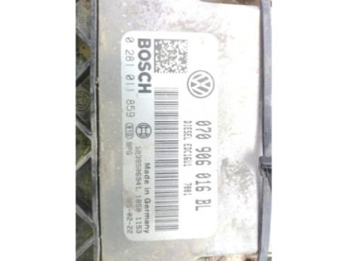 070906016BL CENTRALITA MOTOR VW TOUAREG (7LA, 7L6, 7L7)|Desguaces La Cabaña