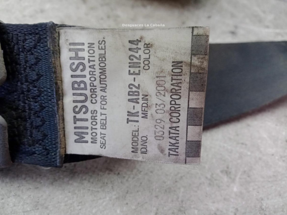 TKAB2EN244 CINTURON DEL IZQ MITSUBISHI MONTERO III Canvas Top (V6_W, V7_W)|Desguaces La Cabaña