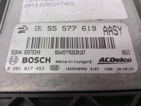 281017453 CENTRALITA MOTOR OPEL INSIGNIA A (G09)|Desguaces La Cabaña