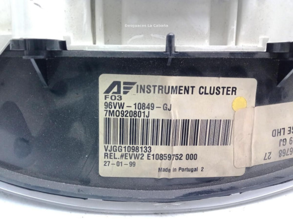 7M0919801J, CUADRO INSTRUMENTOS VW SHARAN (7M8, 7M9, 7M6)|Desguaces La Cabaña
