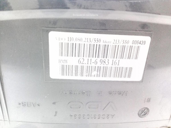 62116983161,110080213, CUADRO INSTRUMENTOS BMW 5 (E60)|Desguaces La Cabaña