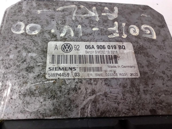 06A906019BQ, CENTRALITA MOTOR VW GOLF IV (1J1)|Desguaces La Cabaña