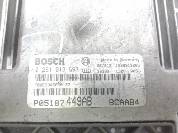 0281013693 CENTRALITA MOTOR DODGE CALIBER|Desguaces La Cabaña