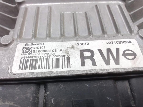 23710BR30A CENTRALITA MOTOR NISSAN QASHQAI / QASHQAI +2 I (J10, JJ10)|Desguaces La Cabaña