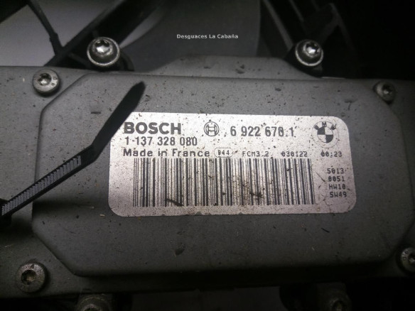 69226701 ELECTROVENTILADOR BMW 1 (E87)|Desguaces La Cabaña