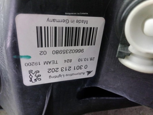 9660235980 FARO DERECHO PEUGEOT 407 (6D_)|Desguaces La Cabaña