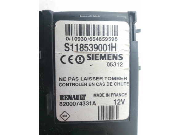 8200074331A LECTOR LLAVE RENAULT MEGANE II (BM0/1_, CM0/1_)|Desguaces La Cabaña