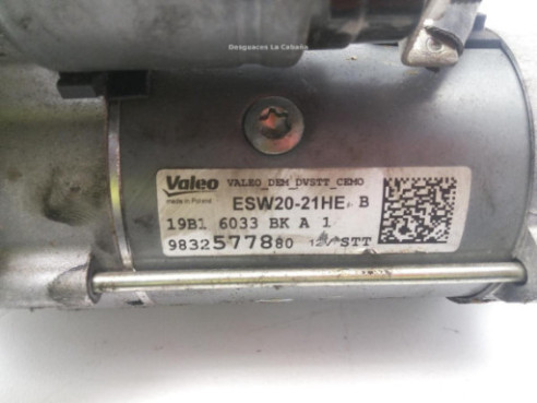 9832577880 ARRANQUE OPEL COMBO Limusina (X19)|Desguaces La Cabaña