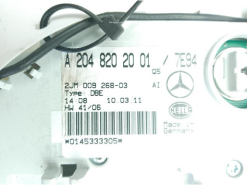 A2048202001 PLAFON DEL MERCEDES BENZ CLASE C (W204)|Desguaces La Cabaña