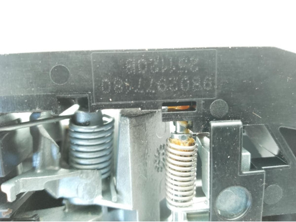 9802977180 MANILLA PUERTA LAT TRA IZQ EXT OPEL COMBO Limusina (X19)|Desguaces La Cabaña