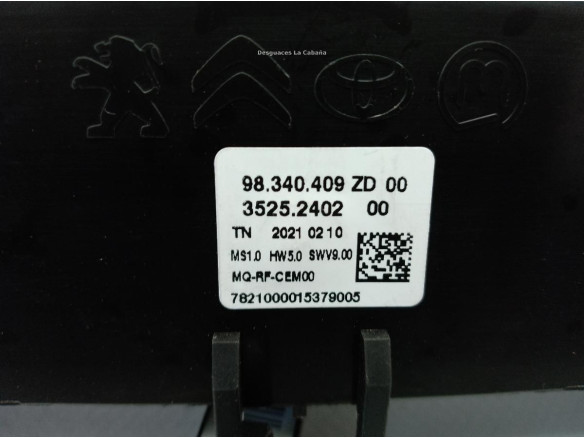98340409ZD MANDO CLIMA OPEL COMBO Limusina (X19)|Desguaces La Cabaña