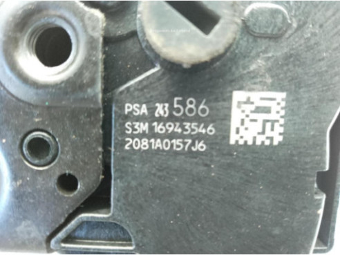 243586 CERRADURA PUERTA LAT TRA IZQ OPEL COMBO Limusina (X19)|Desguaces La Cabaña