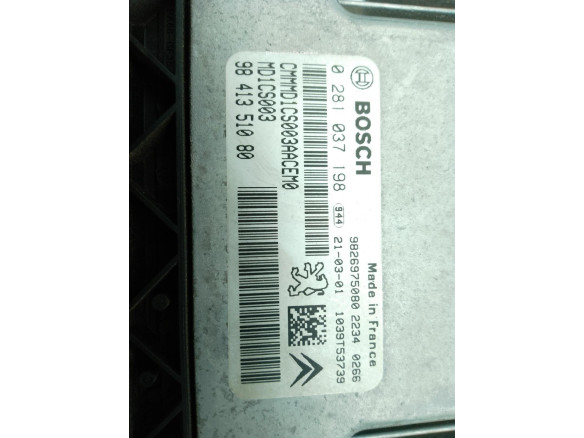 9841351080 CENTRALITA MOTOR OPEL COMBO Limusina (X19)|Desguaces La Cabaña