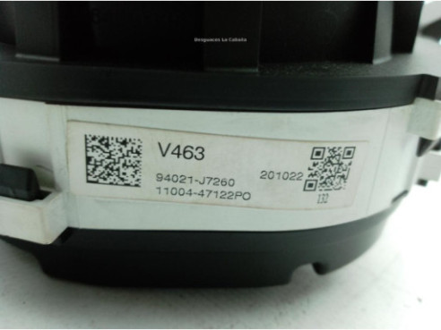 94021J7260 CUADRO INSTRUMENTOS KIA CEED Sportswagon (CD)|Desguaces La Cabaña