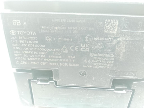 8674002270 MODULO ELECTRONICO 7 TOYOTA COROLLA Fastback (_E21_)|Desguaces La Cabaña