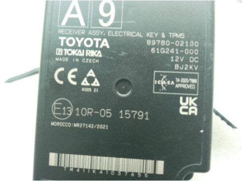 897B002190 MODULO ELECTRONICO 11 TOYOTA COROLLA Fastback (_E21_)|Desguaces La Cabaña