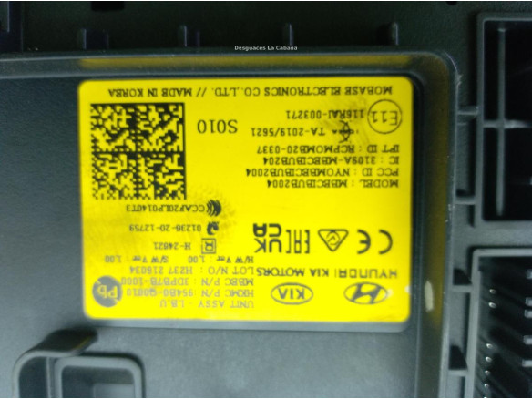 954B0Q0010 MODULO ELECTRONICO 2 HYUNDAI i20 III (BC3, BI3)|Desguaces La Cabaña