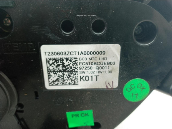 97250Q0011 MANDO CLIMA HYUNDAI i20 III (BC3, BI3)|Desguaces La Cabaña