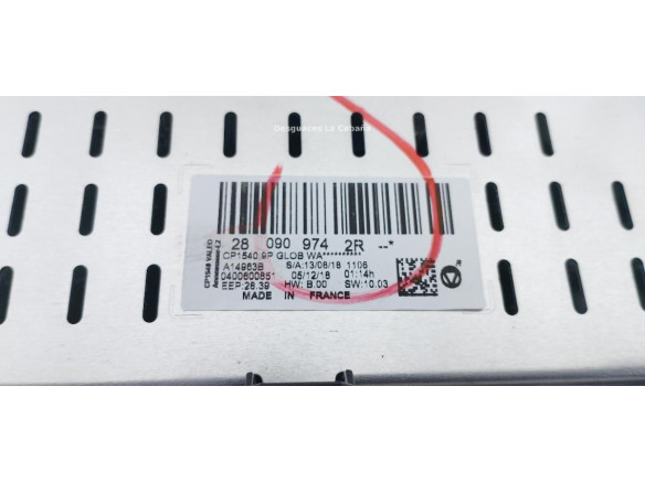 280909742R PANTALLA MULTIMEDIA RENAULT MEGANE IV (B9A/M_)|Desguaces La Cabaña