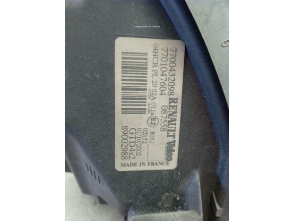 7700432098 FARO IZQUIERDO RENAULT SCENIC I Limusina (JA0/1_)|Desguaces La Cabaña