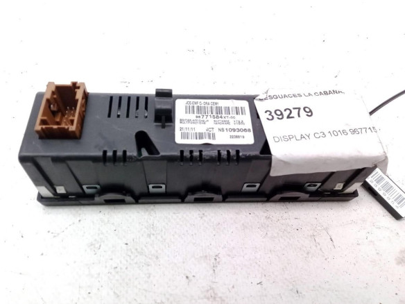 96771584XT, DISPLAY CITROEN C3 II|Desguaces La Cabaña