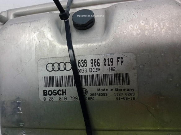 038906019FP, CENTRALITA MOTOR AUDI A4 (8E2, B6)|Desguaces La Cabaña