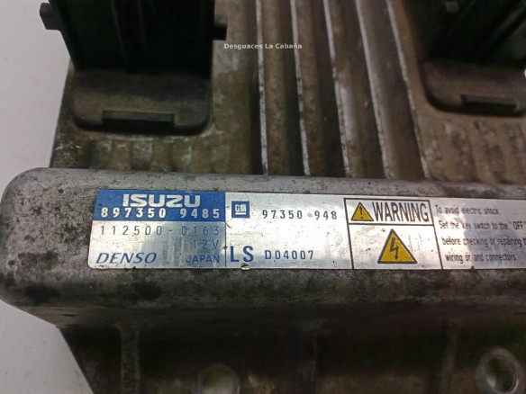 8973509485 CENTRALITA MOTOR OPEL MERIVA A Limusina (X03)|Desguaces La Cabaña